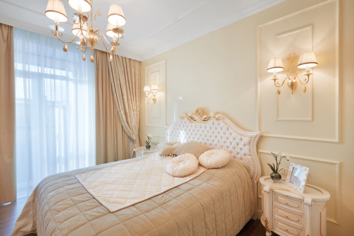 cortinas para dormitorio de estilo clásico