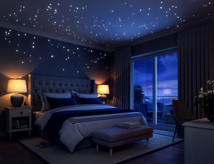 Dormitorio estrellado