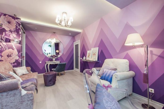 papel tapiz en zigzag