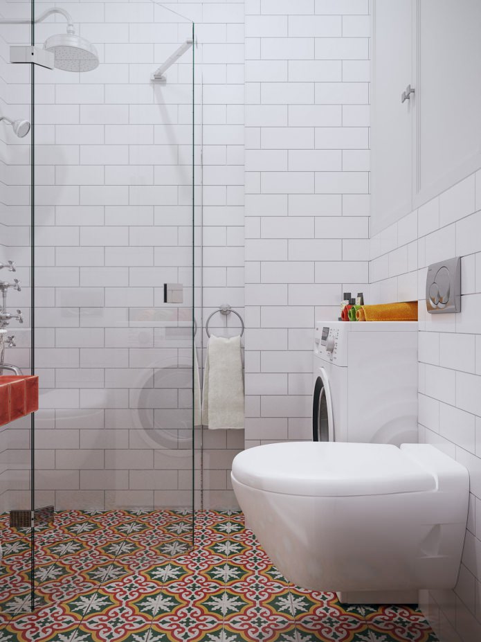 Diseño de baño con ducha