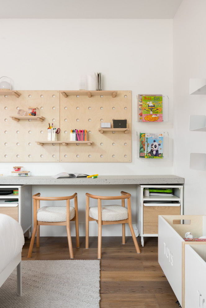 Habitación infantil de estilo escandinavo
