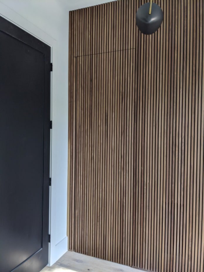 enmascaramiento de la puerta en el interior