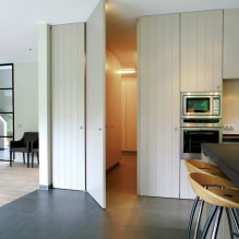 Puertas ocultas en el interior (pros y contras, fotos y diseño)-1