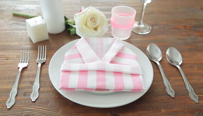 Servilleta para mesa festiva