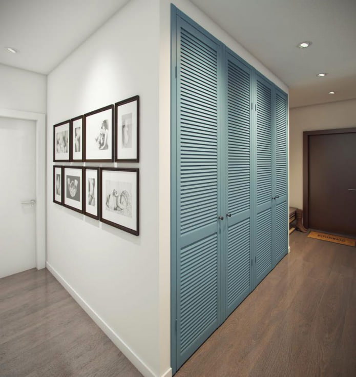 Diseño de pasillo en un apartamento de 52 m².
