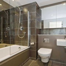 Interior de baño en un estilo moderno: 60 mejores fotos e ideas para el diseño-16