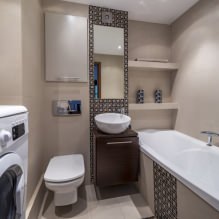 Interior del baño en un estilo moderno: 60 mejores fotos e ideas de diseño-12