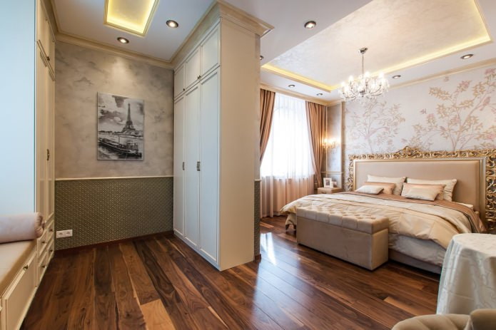 Laminado en el interior del dormitorio