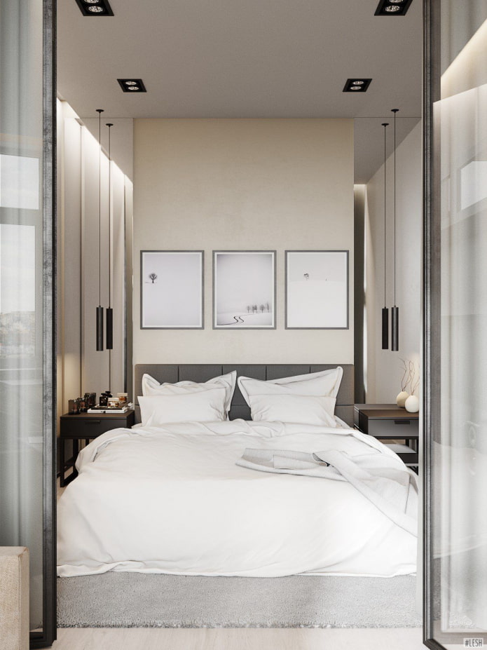 dormitorio en un estudio
