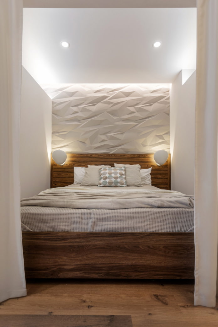 tabiques entre el dormitorio y la sala de estar