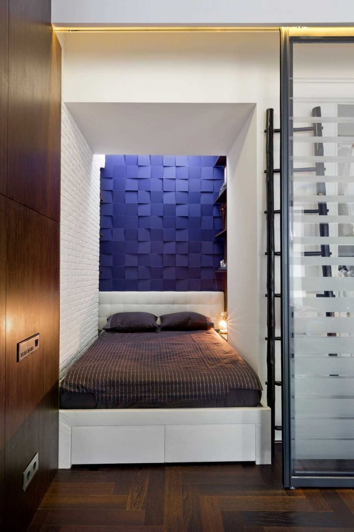 diseño de dormitorio sin ventana