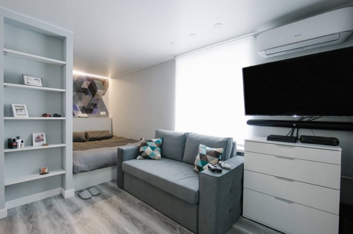 sofa in the bedroom