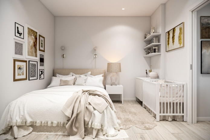 Disposición de los muebles en el interior de un dormitorio infantil Dormitorio infantil