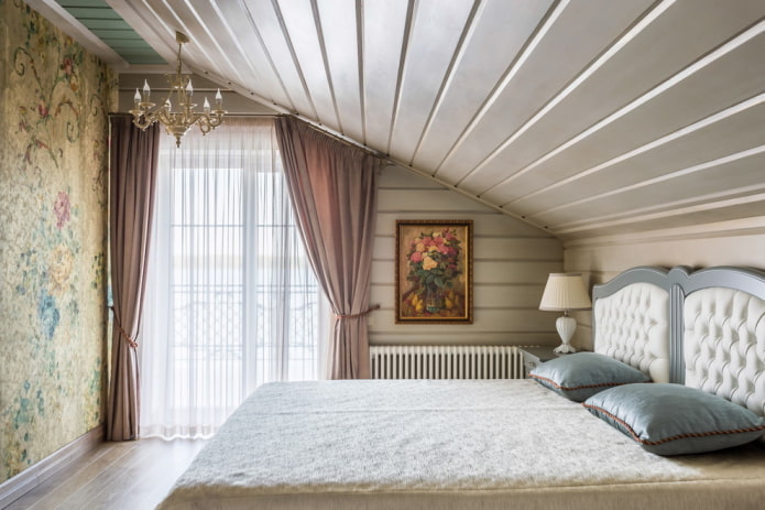 acabado del dormitorio abuhardillado