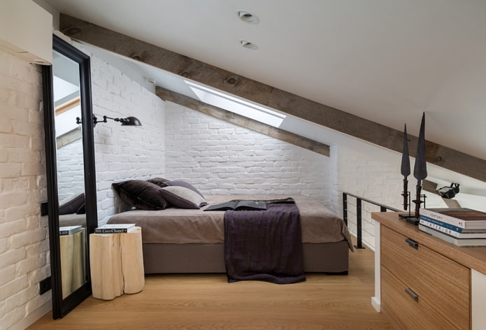 acabado del dormitorio abuhardillado