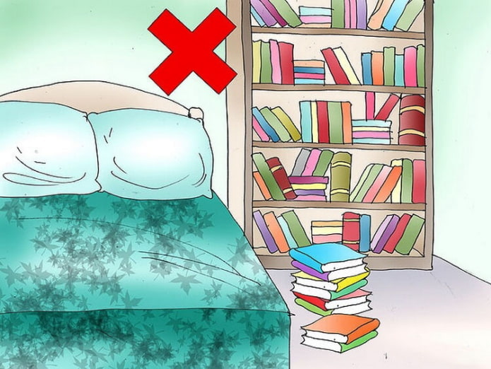 Libros en el dormitorio según el Feng Shui