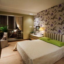 Diseño de dormitorio moderno con balcón-4