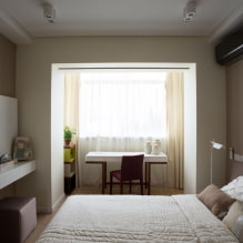Diseño de dormitorio moderno con balcón-5