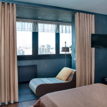Diseño de dormitorio moderno con balcón-6