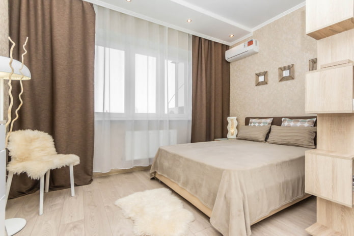 cortinas marrones