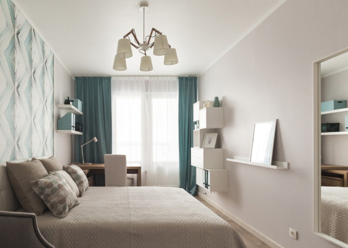 espacio de trabajo en el dormitorio