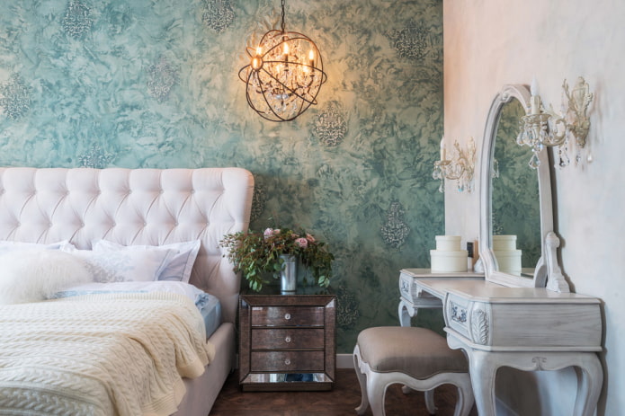 Muebles y accesorios para el dormitorio de estilo clásico