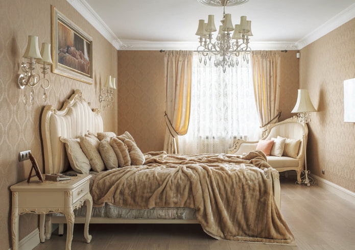Decoración de dormitorio de estilo clásico