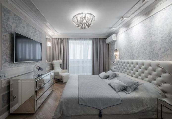 muebles para un dormitorio gris