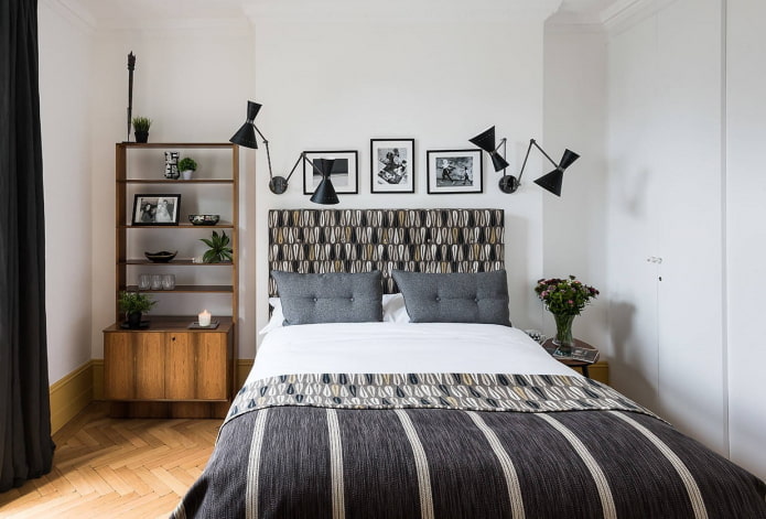 Aplique cerca de la cama