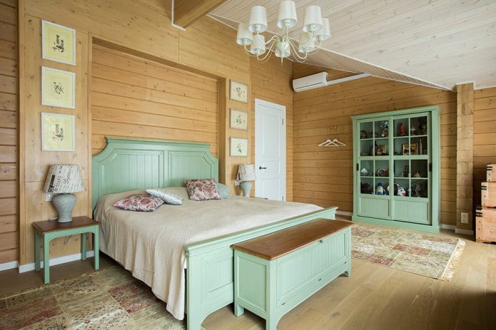 muebles de dormitorio de estilo rústico