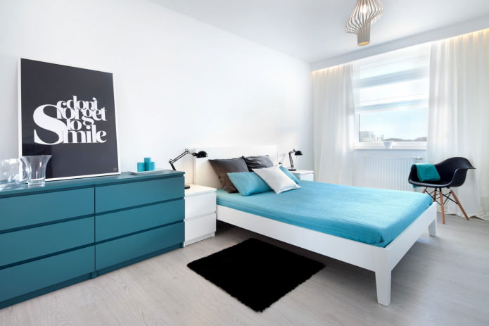 decoración minimalista en el dormitorio