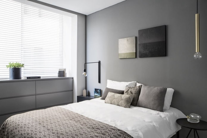 decoración minimalista en el dormitorio