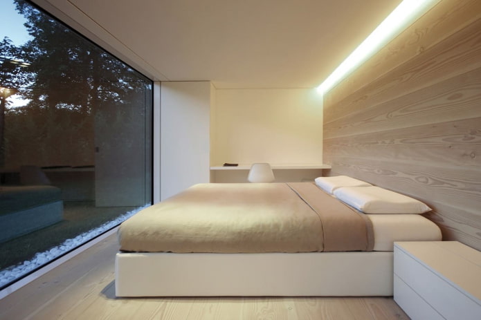 decoración de dormitorio minimalista