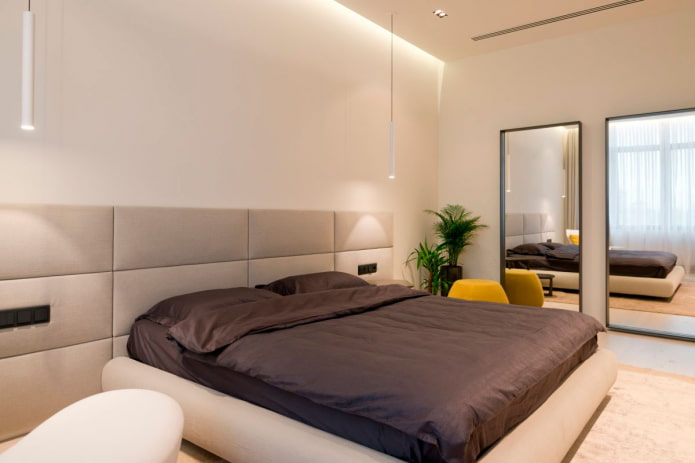 decoración minimalista en el dormitorio