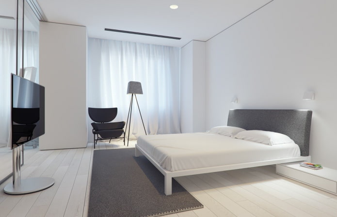 interior de dormitorio Estilo minimalista