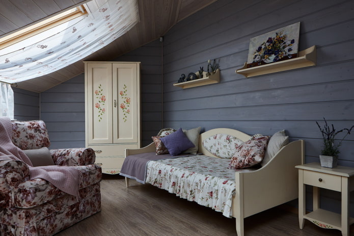 Dormitorio infantil en estilo provenzal