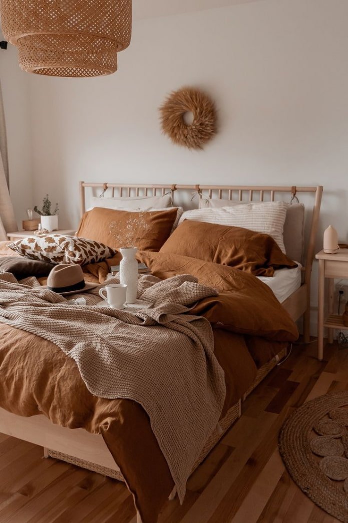 dormitorio en rojo