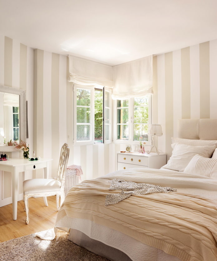 Muebles blancos para el dormitorio