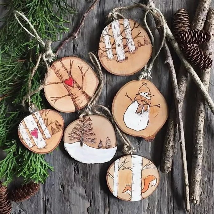 Adornos para árboles de Navidad