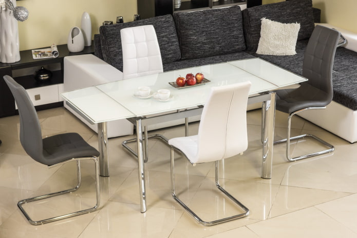 white tabletop
