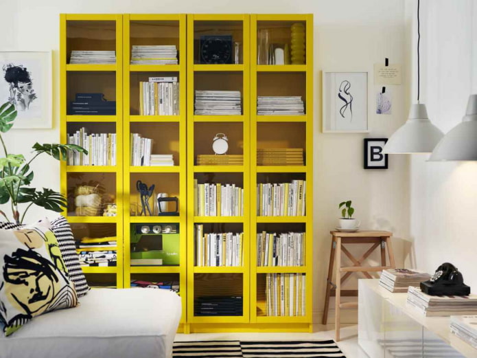 librería amarilla