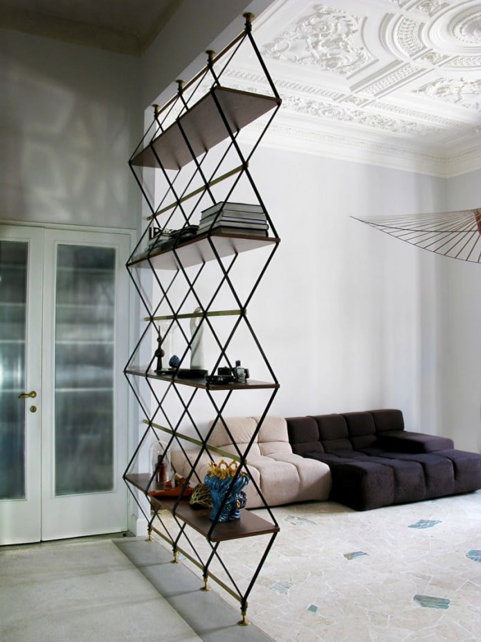 diseño de estanterías en el interior