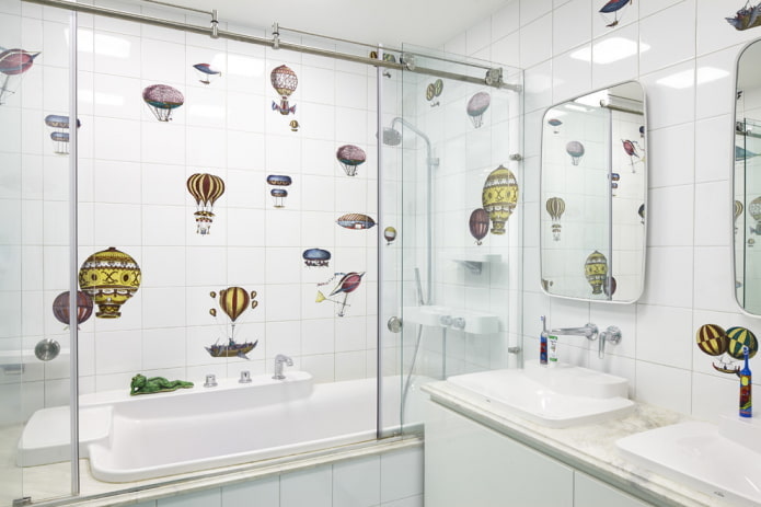 Vinilos decorativos para el baño