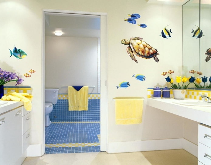 Vinilos decorativos para el baño