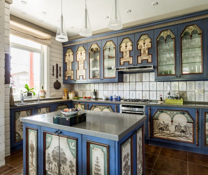 azulejos de interior estilo rural