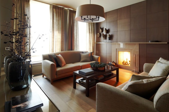 decoración de pared de madera