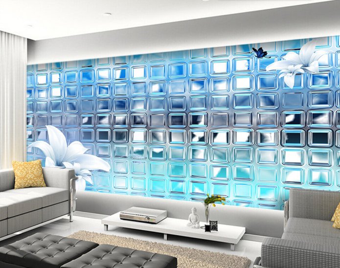 papel pintado geométrico