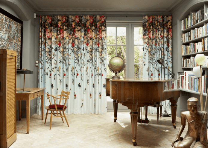 textiles en el interior de estilo ecléctico