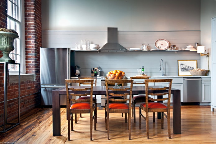 diseño de cocina de estilo ecléctico