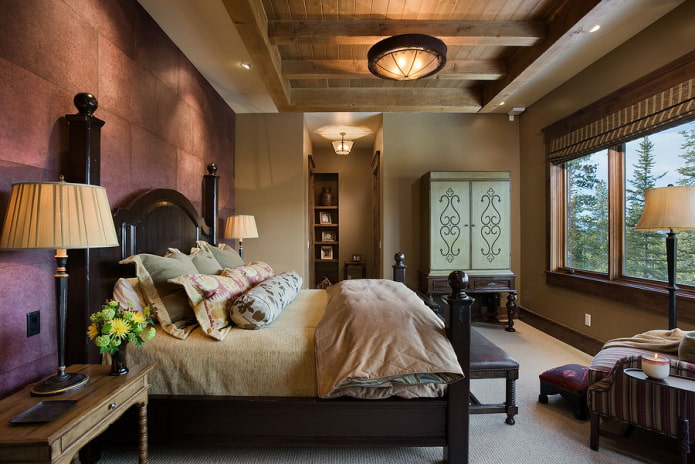 diseño de dormitorio de estilo ecléctico